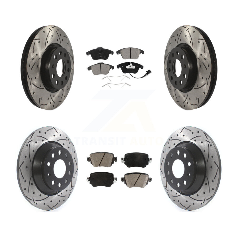 Transit Auto KDC-100493 Disc Brake Kit for 2016-2018 Audi Q3, Audi Q3 Quattro - Front and Rear product image
