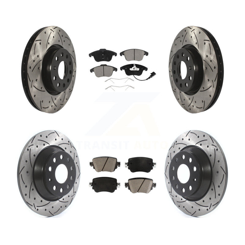 Transit Auto KDC-100493 Disc Brake Kit for 2016-2018 Audi Q3, Audi Q3 Quattro - Front and Rear product image