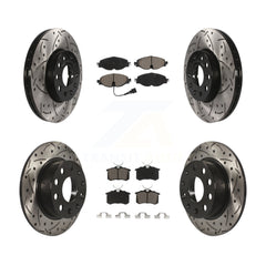 Transit Auto KDC-100494 Disc Brake Kit for 2015 Volkswagen Golf SportWagen - Front and Rear product image