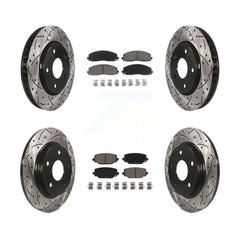 Transit Auto KDC-100495 Disc Brake Kit for 2017-2018 Dodge Grand Caravan - Front and Rear product image