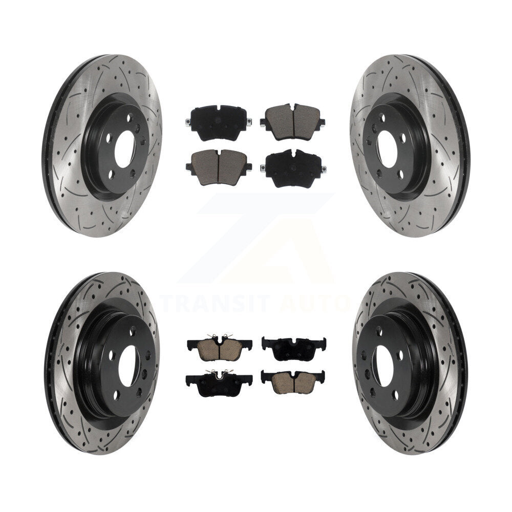 Transit Auto KDC-100496 Disc Brake Kit for 2016-2022 BMW 228i Gran Coupe, BMW X1, BMW 228i xDrive Gran Coupe & more - Front and Rear product image