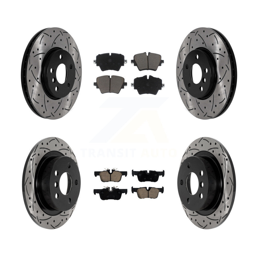Transit Auto KDC-100497 Disc Brake Kit for 2016-2022 Mini Cooper Countryman, Mini Cooper Clubman - Front and Rear product image