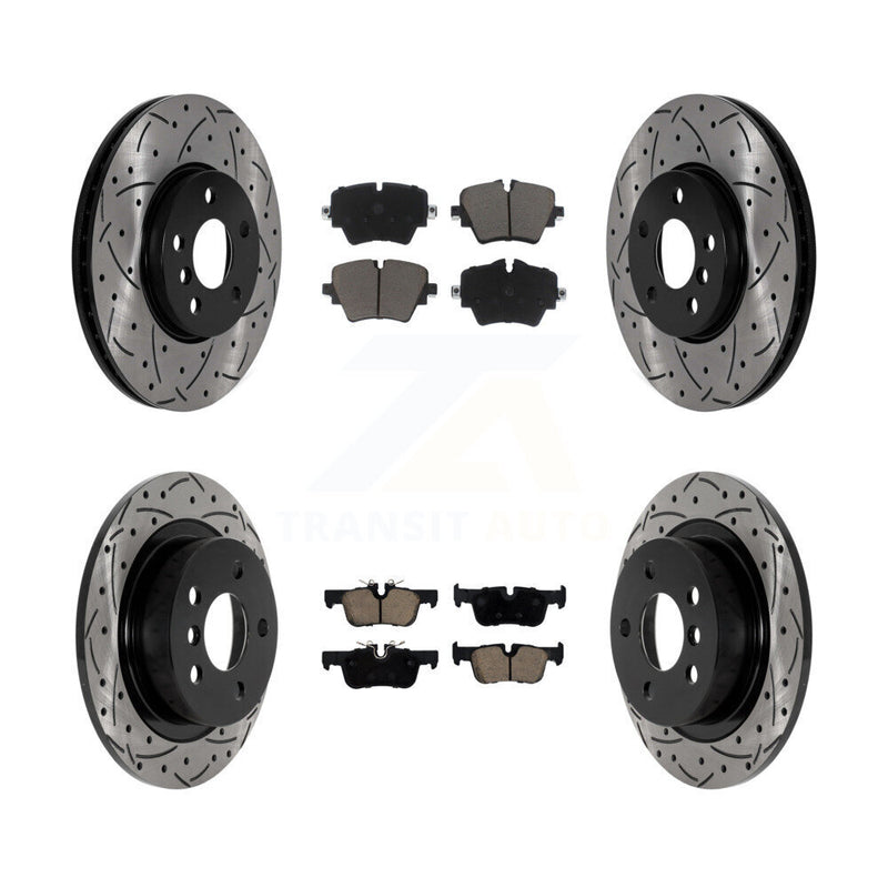 Transit Auto KDC-100497 Disc Brake Kit for 2016-2022 Mini Cooper Countryman, Mini Cooper Clubman - Front and Rear product image