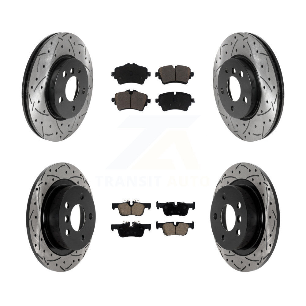 Transit Auto KDC-100498 Disc Brake Kit for 2016-2019 Mini Cooper Clubman - Front and Rear product image