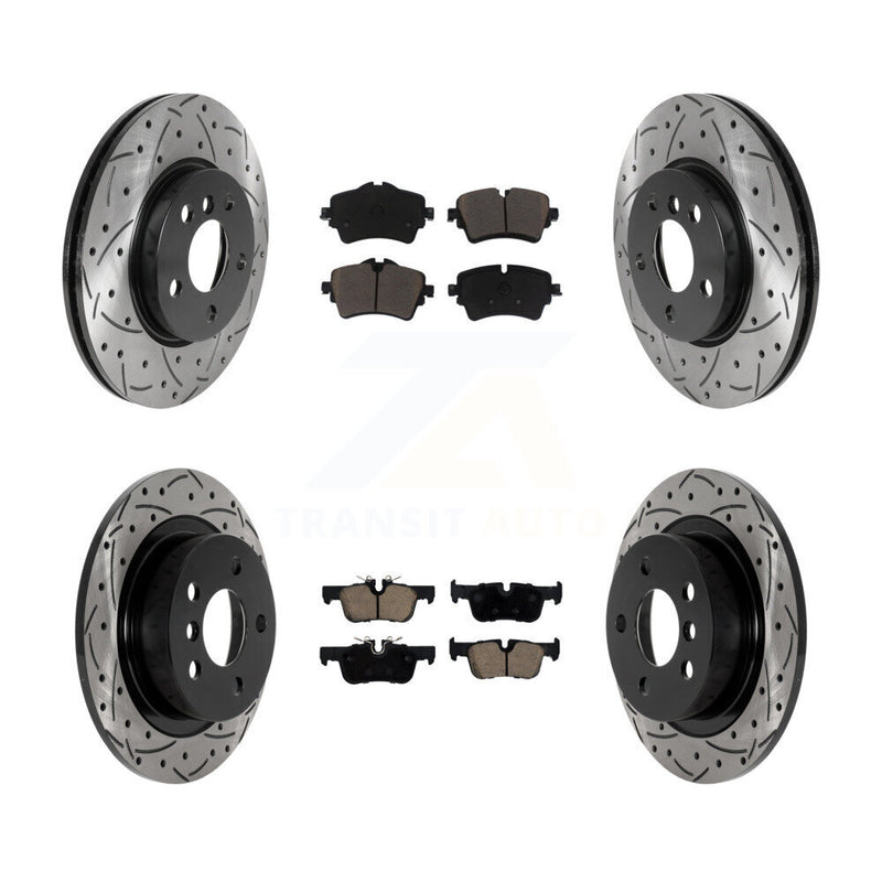 Transit Auto KDC-100498 Disc Brake Kit for 2016-2019 Mini Cooper Clubman - Front and Rear product image