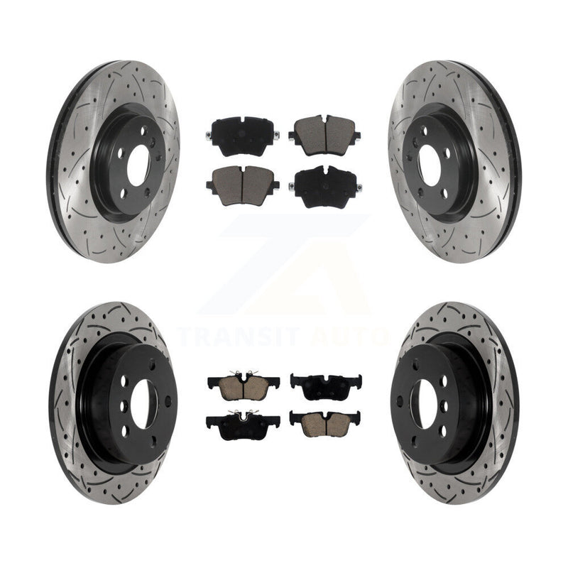 Transit Auto KDC-100499 Disc Brake Kit for 2017-2022 Mini Cooper Countryman - Front and Rear product image