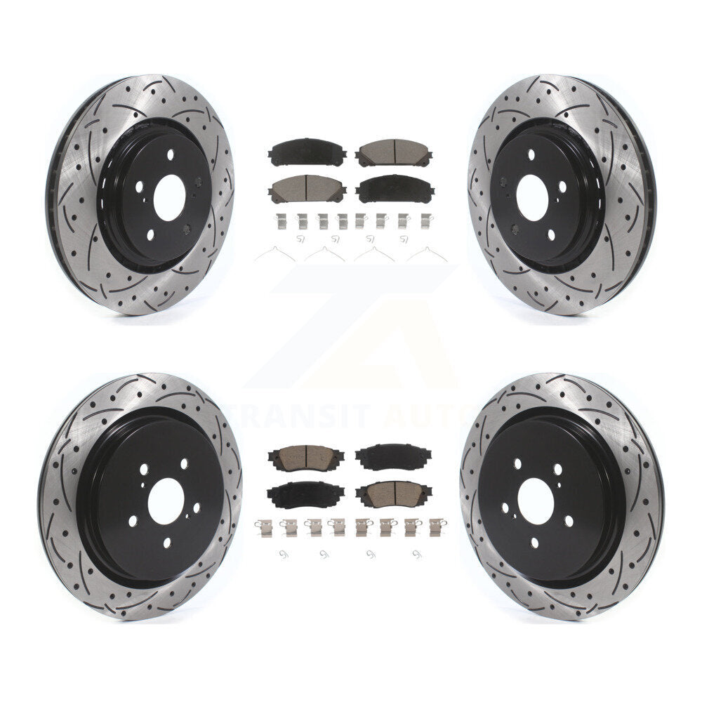 Transit Auto KDC-100500 Disc Brake Kit for 2016-2022 Lexus RX350, Lexus RX350L, Lexus RX450hL & more - Front and Rear product image