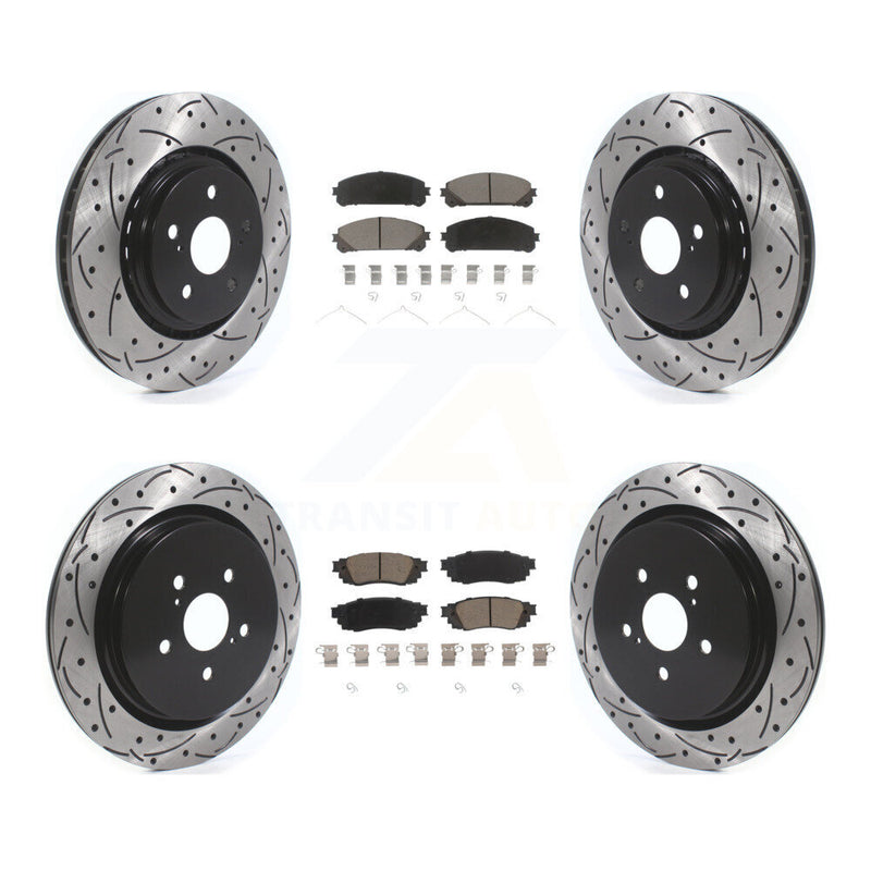 Transit Auto KDC-100500 Disc Brake Kit for 2016-2022 Lexus RX350, Lexus RX350L, Lexus RX450hL & more - Front and Rear product image