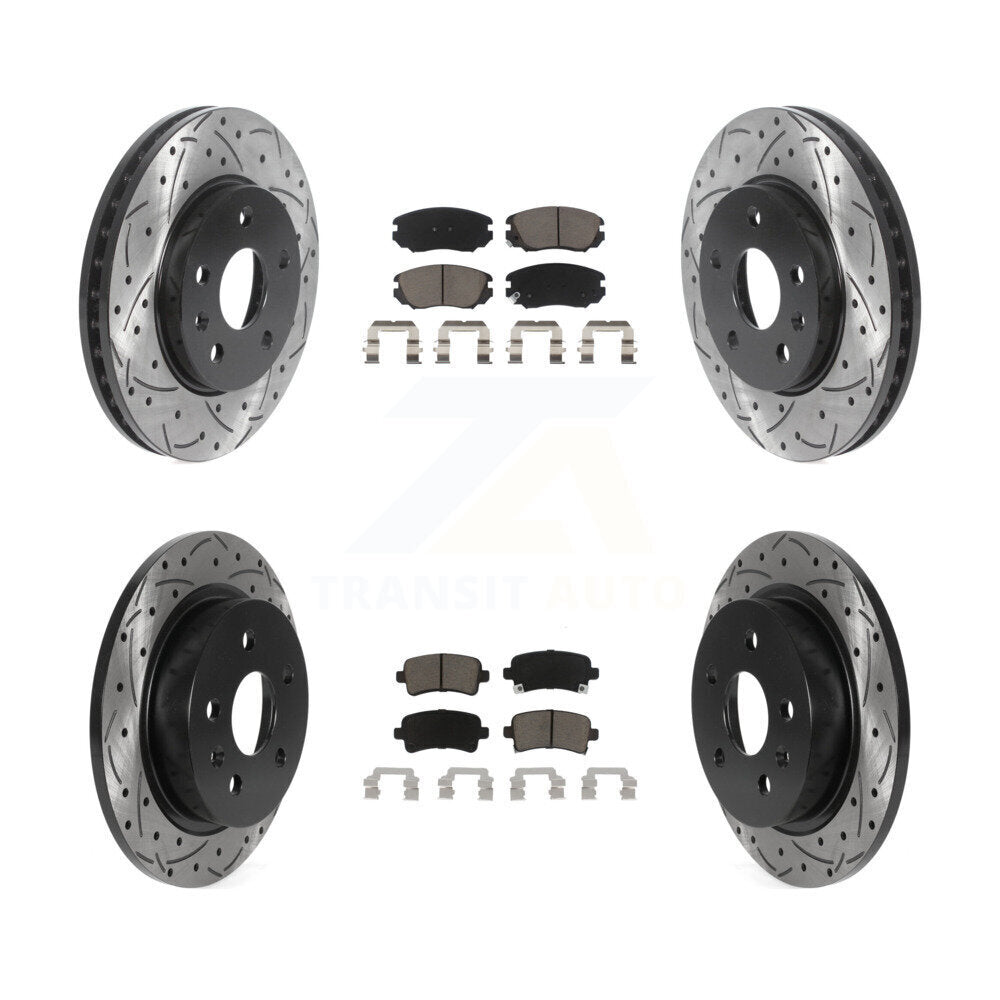 Transit Auto KDC-100501 Disc Brake Kit for 2013-2016 Chevrolet Malibu Limited, Chevrolet Malibu - Front and Rear product image
