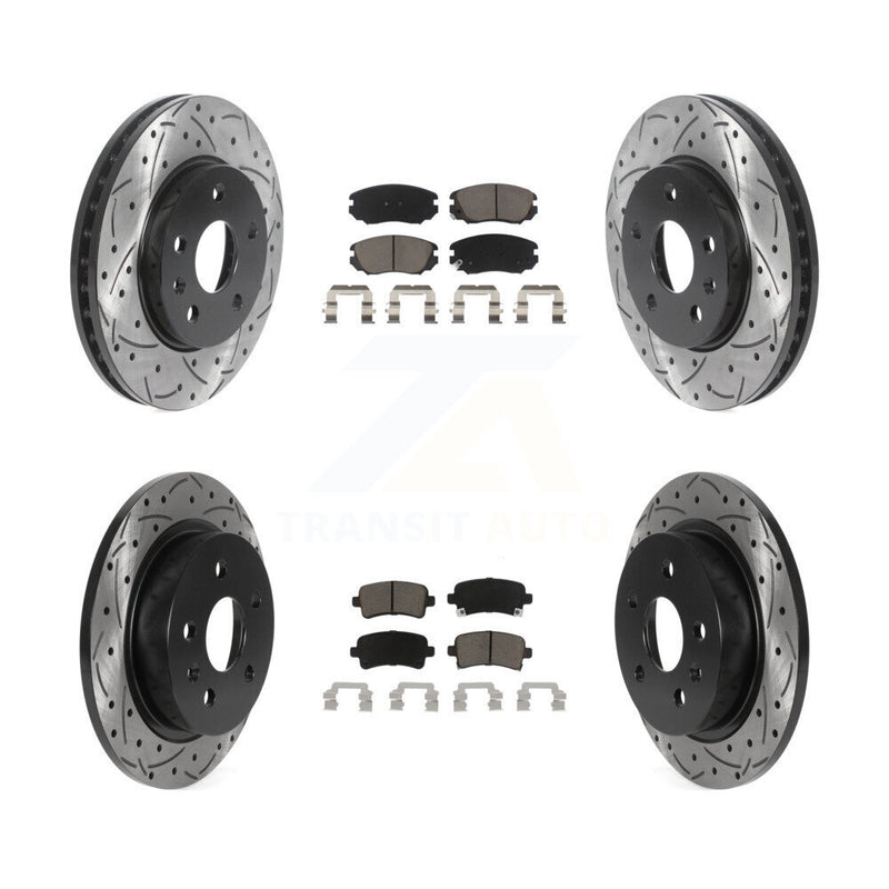 Transit Auto KDC-100501 Disc Brake Kit for 2013-2016 Chevrolet Malibu Limited, Chevrolet Malibu - Front and Rear product image