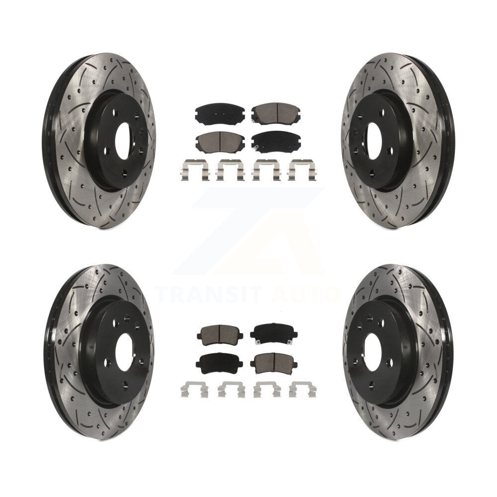 Transit Auto KDC-100502 Disc Brake Kit for 2010-2020 Chevrolet Malibu Limited, Chevrolet Impala, Chevrolet Malibu & more - Front and Rear product image