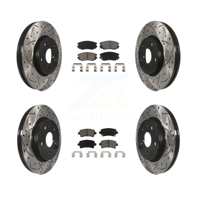 Transit Auto KDC-100502 Disc Brake Kit for 2010-2020 Chevrolet Malibu Limited, Chevrolet Impala, Chevrolet Malibu & more - Front and Rear product image