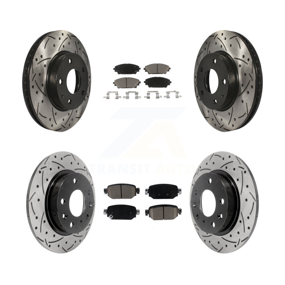 Transit Auto KDC-100503 Disc Brake Kit for 2019-2022 Mazda CX-3 - Front and Rear product image