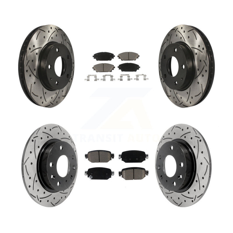 Transit Auto KDC-100503 Disc Brake Kit for 2019-2022 Mazda CX-3 - Front and Rear product image