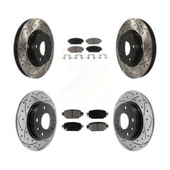 Transit Auto KDC-100504 Disc Brake Kit for 2019-2022 Mazda CX-3 - Front and Rear product image