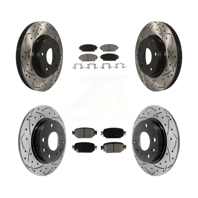 Transit Auto KDC-100504 Disc Brake Kit for 2019-2022 Mazda CX-3 - Front and Rear product image