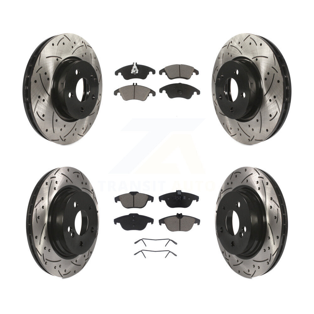 Transit Auto KDC-100507 Disc Brake Kit for 2008-2015 Mercedes-Benz C300, Mercedes-Benz E350, Mercedes-Benz C350 - Front and Rear product image