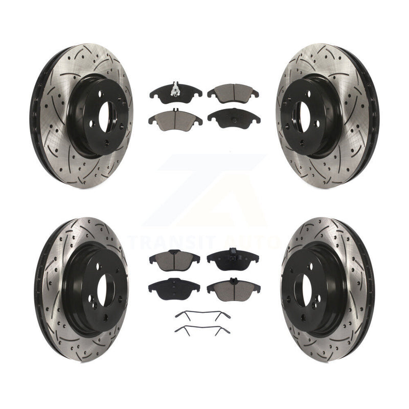 Transit Auto KDC-100507 Disc Brake Kit for 2008-2015 Mercedes-Benz C300, Mercedes-Benz E350, Mercedes-Benz C350 - Front and Rear product image