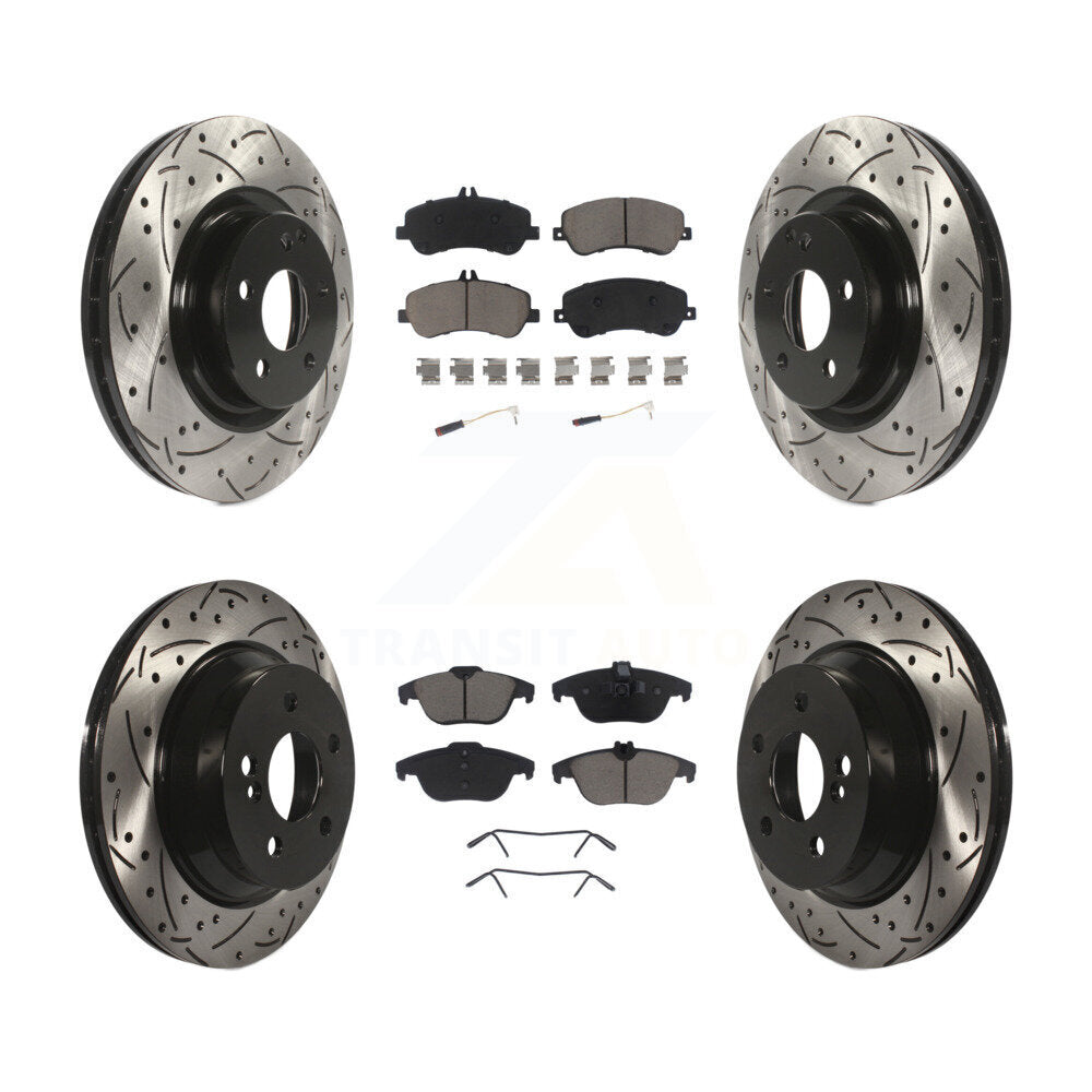 Transit Auto KDC-100508 Disc Brake Kit for 2010-2015 Mercedes-Benz GLK250, Mercedes-Benz GLK350 - Front and Rear product image
