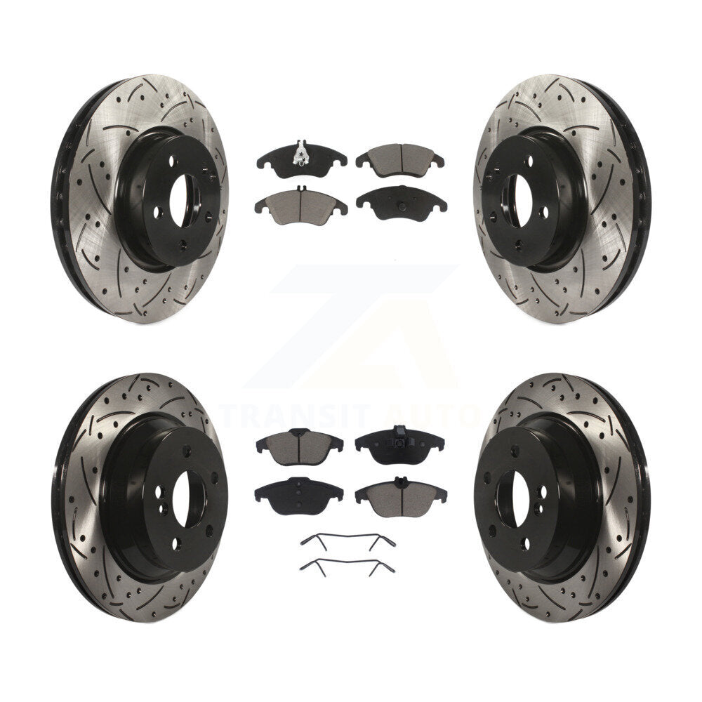 Transit Auto KDC-100510 Disc Brake Kit for 2015 Mercedes-Benz E400 - Front and Rear product image
