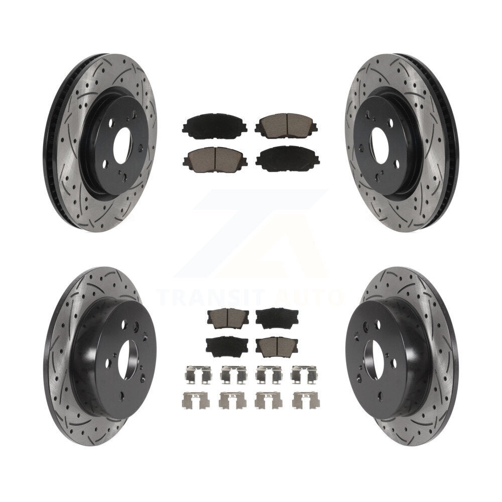 Transit Auto KDC-100511 Disc Brake Kit for 2018-2024 Toyota Camry - Front and Rear product image