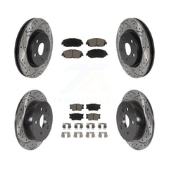 Transit Auto KDC-100511 Disc Brake Kit for 2018-2024 Toyota Camry - Front and Rear product image
