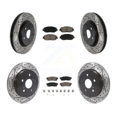 Transit Auto KDC-100512 Disc Brake Kit for 2018-2024 Toyota Camry, Lexus ES300h, Lexus ES350 & more - Front and Rear product image