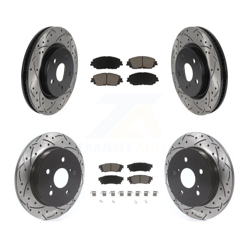 Transit Auto KDC-100512 Disc Brake Kit for 2018-2024 Toyota Camry, Lexus ES300h, Lexus ES350 & more - Front and Rear product image
