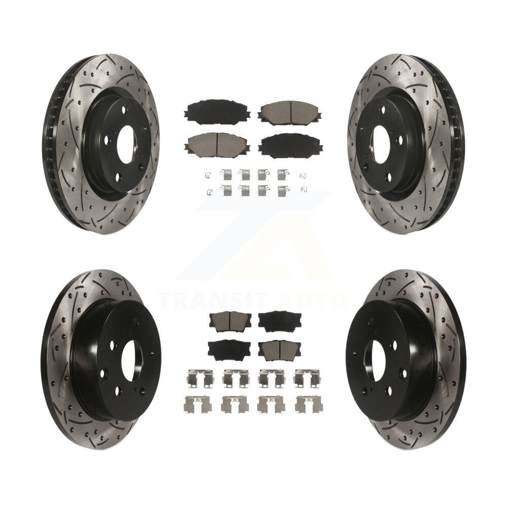 Transit Auto KDC-100514 Disc Brake Kit for 2006-2018 Toyota RAV4 - Front and Rear product image