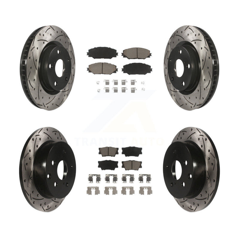 Transit Auto KDC-100514 Disc Brake Kit for 2006-2018 Toyota RAV4 - Front and Rear product image