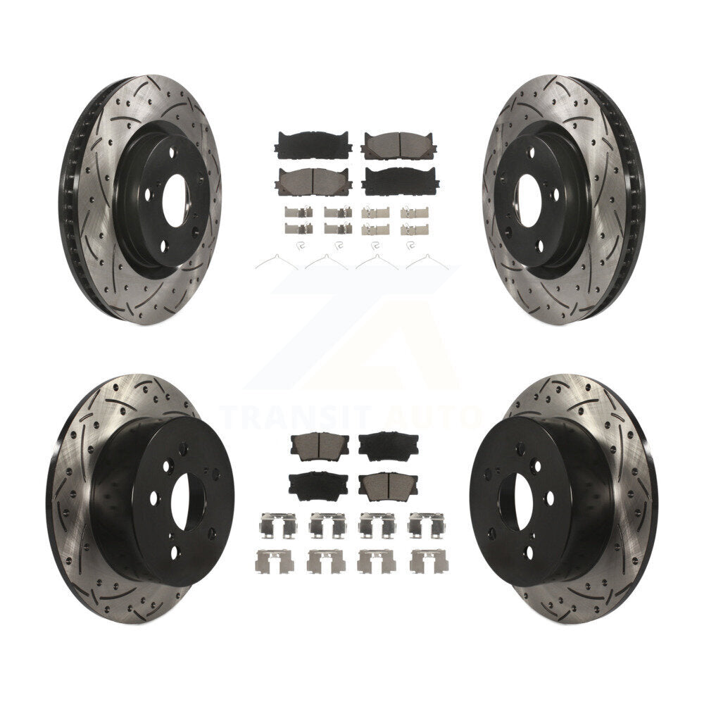 Transit Auto KDC-100515 Disc Brake Kit for 2007-2012 Toyota Avalon, Lexus ES350, Toyota Camry - Front and Rear product image
