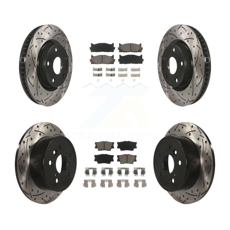 Transit Auto KDC-100515 Disc Brake Kit for 2007-2012 Toyota Avalon, Lexus ES350, Toyota Camry - Front and Rear product image