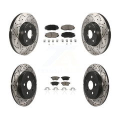 Transit Auto KDC-100518 Disc Brake Kit for 2009-2019 Toyota Corolla, Toyota Matrix, Pontiac Vibe - Front and Rear product image