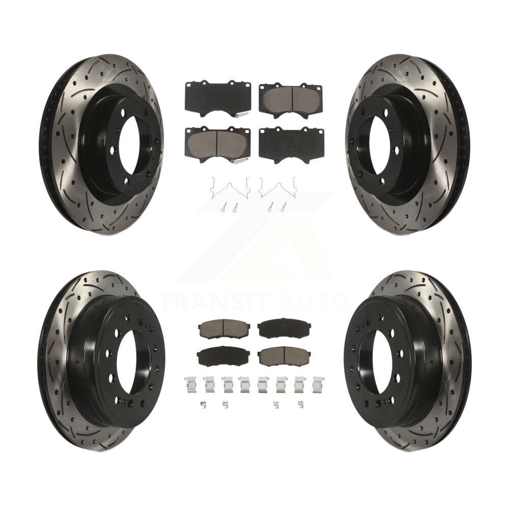 Transit Auto KDC-100519 Disc Brake Kit for 2010-2023 Lexus GX460, Toyota 4Runner - Front and Rear product image