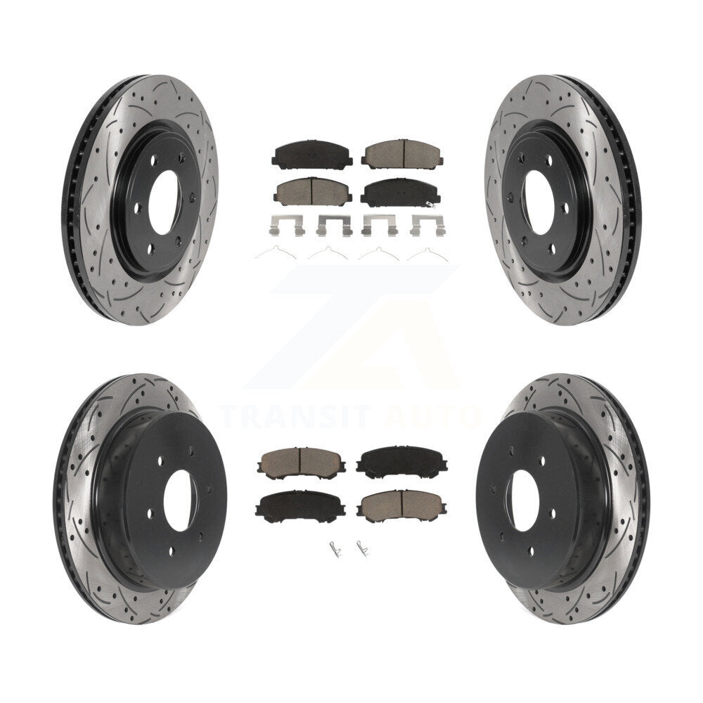 Transit Auto KDC-100521 Disc Brake Kit for 2017-2023 Nissan TITAN - Front and Rear product image