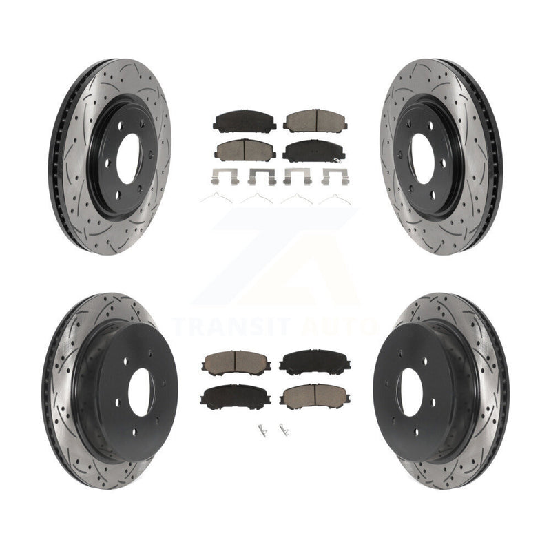Transit Auto KDC-100521 Disc Brake Kit for 2017-2023 Nissan TITAN - Front and Rear product image