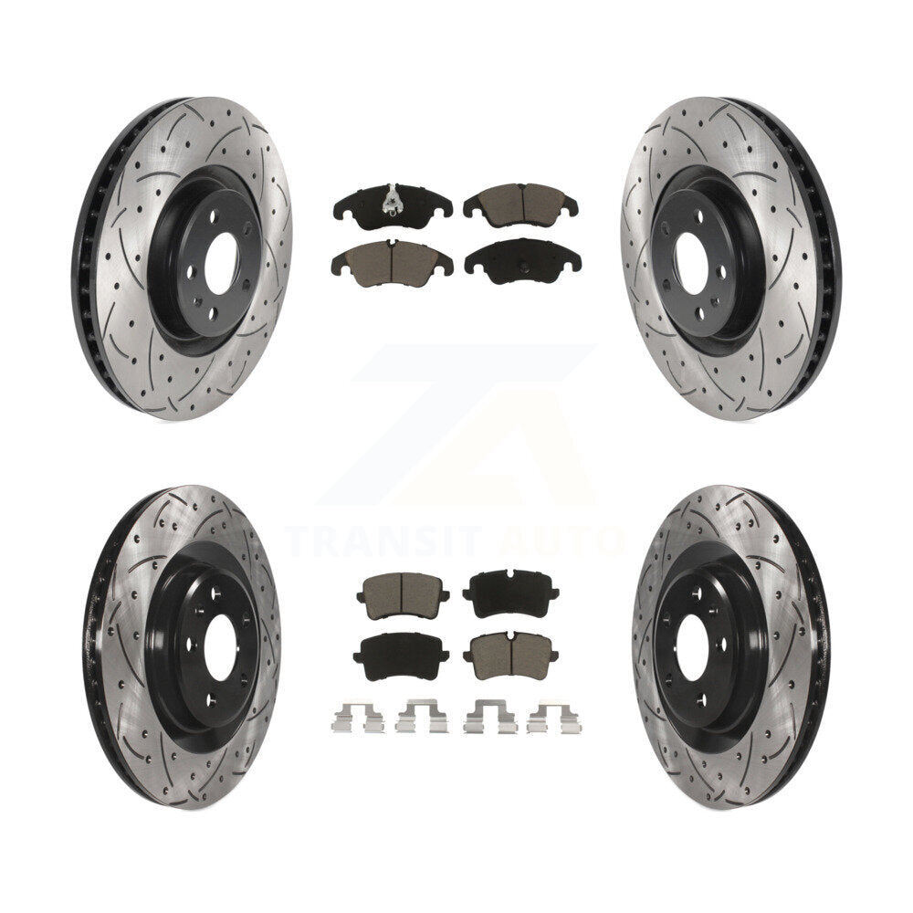 Transit Auto KDC-100523 Disc Brake Kit for 2014 Audi A6 - Front and Rear product image
