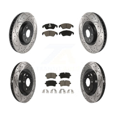 Transit Auto KDC-100523 Disc Brake Kit for 2014 Audi A6 - Front and Rear product image