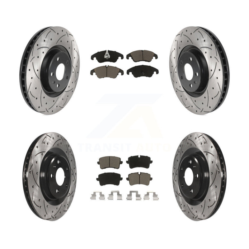 Transit Auto KDC-100523 Disc Brake Kit for 2014 Audi A6 - Front and Rear product image
