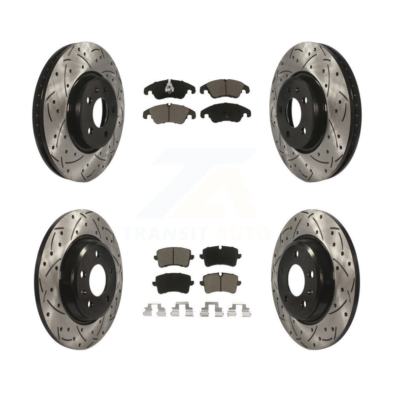 Transit Auto KDC-100526 Disc Brake Kit for 2013 Audi A6 - Front and Rear product image