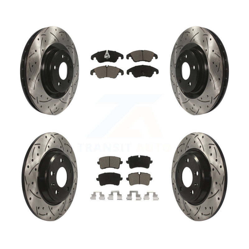 Transit Auto KDC-100527 Disc Brake Kit for 2013 Audi A6 - Front and Rear product image