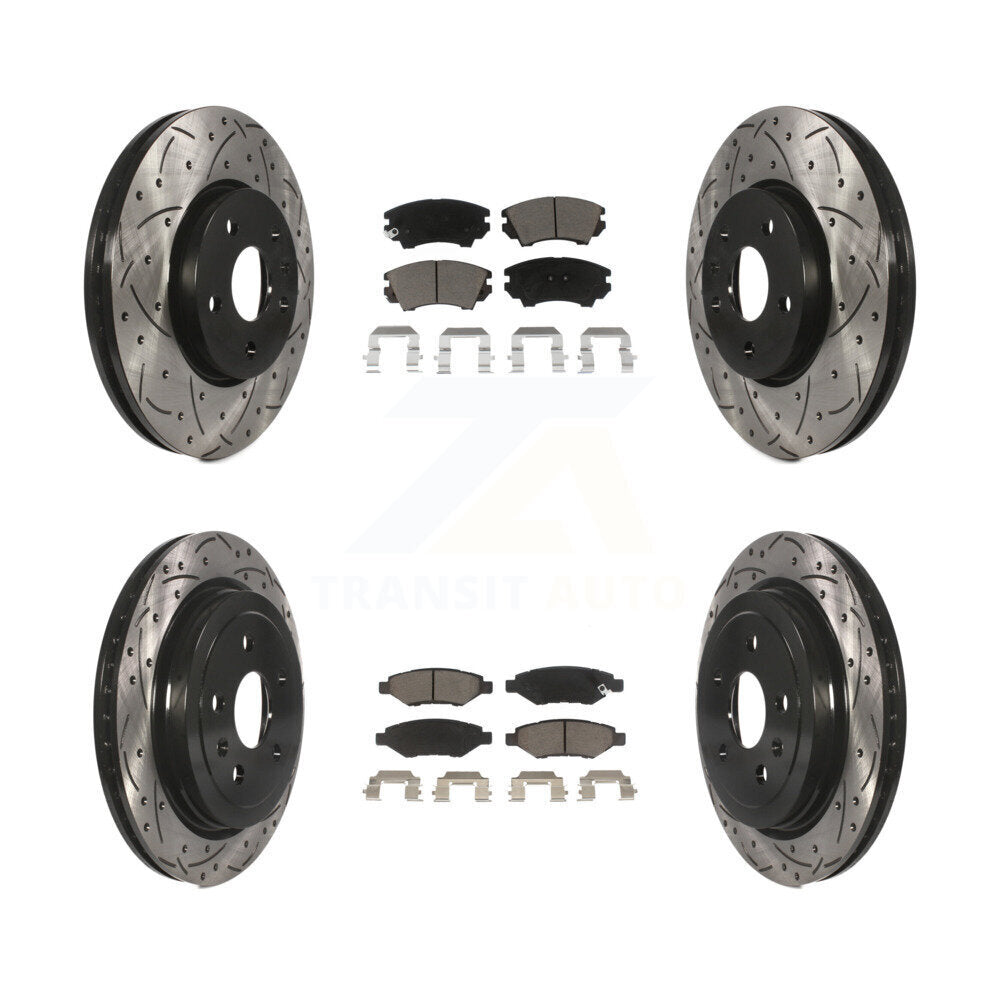 Transit Auto KDC-100539 Disc Brake Kit for 2010-2015 Chevrolet Camaro - Front and Rear product image