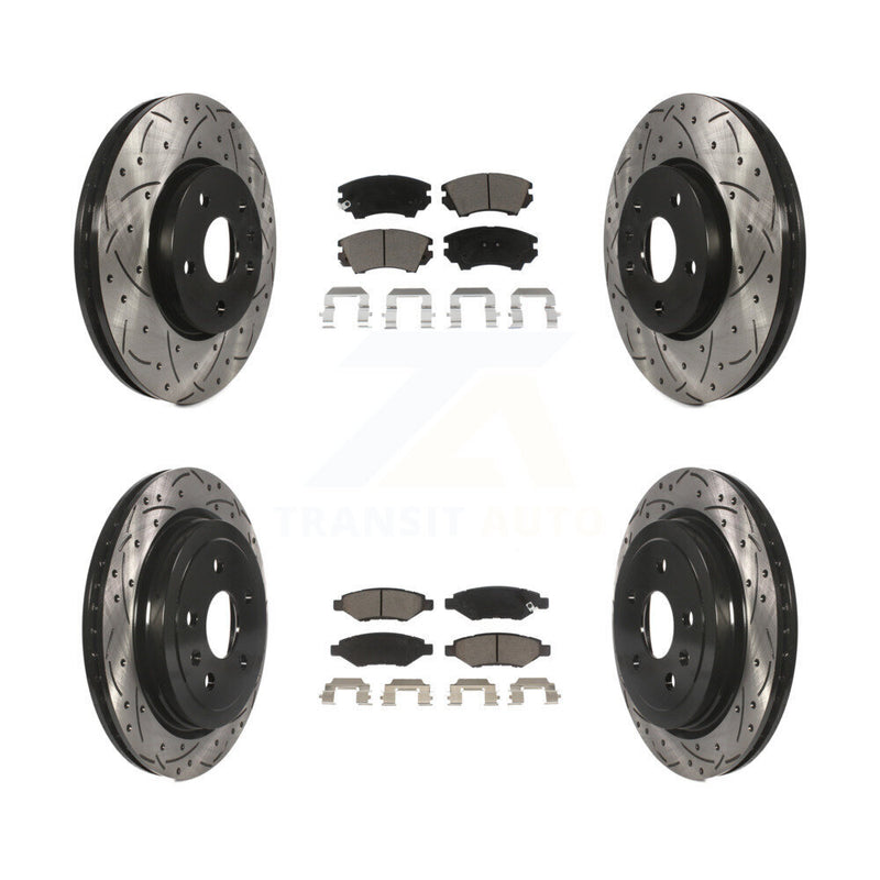 Transit Auto KDC-100539 Disc Brake Kit for 2010-2015 Chevrolet Camaro - Front and Rear product image