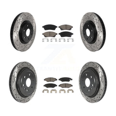 Transit Auto KDC-100540 Disc Brake Kit for 2010-2016 Saab 9-4X, Cadillac SRX - Front and Rear product image