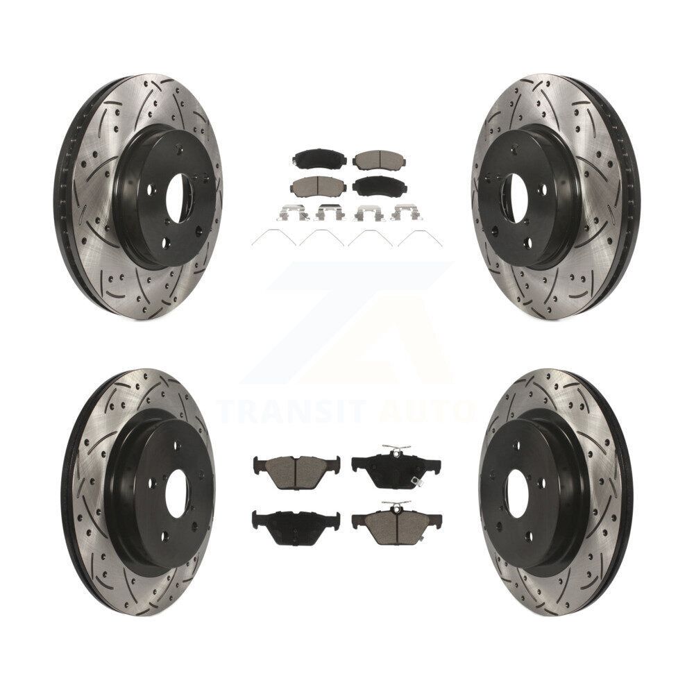 Transit Auto KDC-100544 Disc Brake Kit for 2016-2019 Subaru Legacy - Front and Rear product image