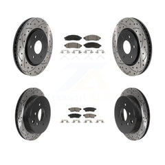 Transit Auto KDC-100545 Disc Brake Kit for 2005-2023 Nissan Frontier, Suzuki Equator, Nissan Xterra - Front and Rear product image