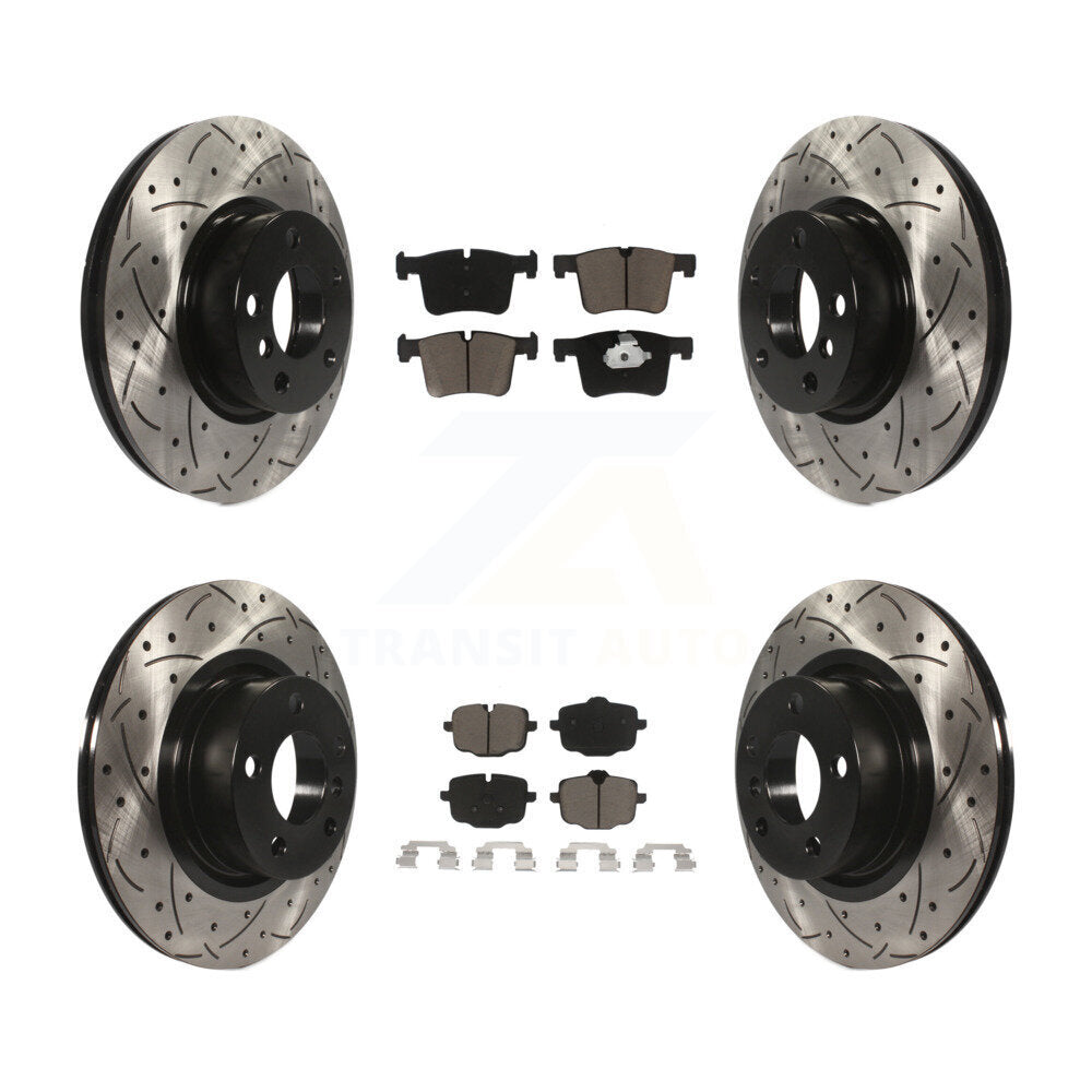 Transit Auto KDC-100546 Disc Brake Kit for 2012 BMW X3 - Front and Rear product image
