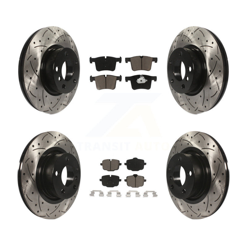 Transit Auto KDC-100546 Disc Brake Kit for 2012 BMW X3 - Front and Rear product image