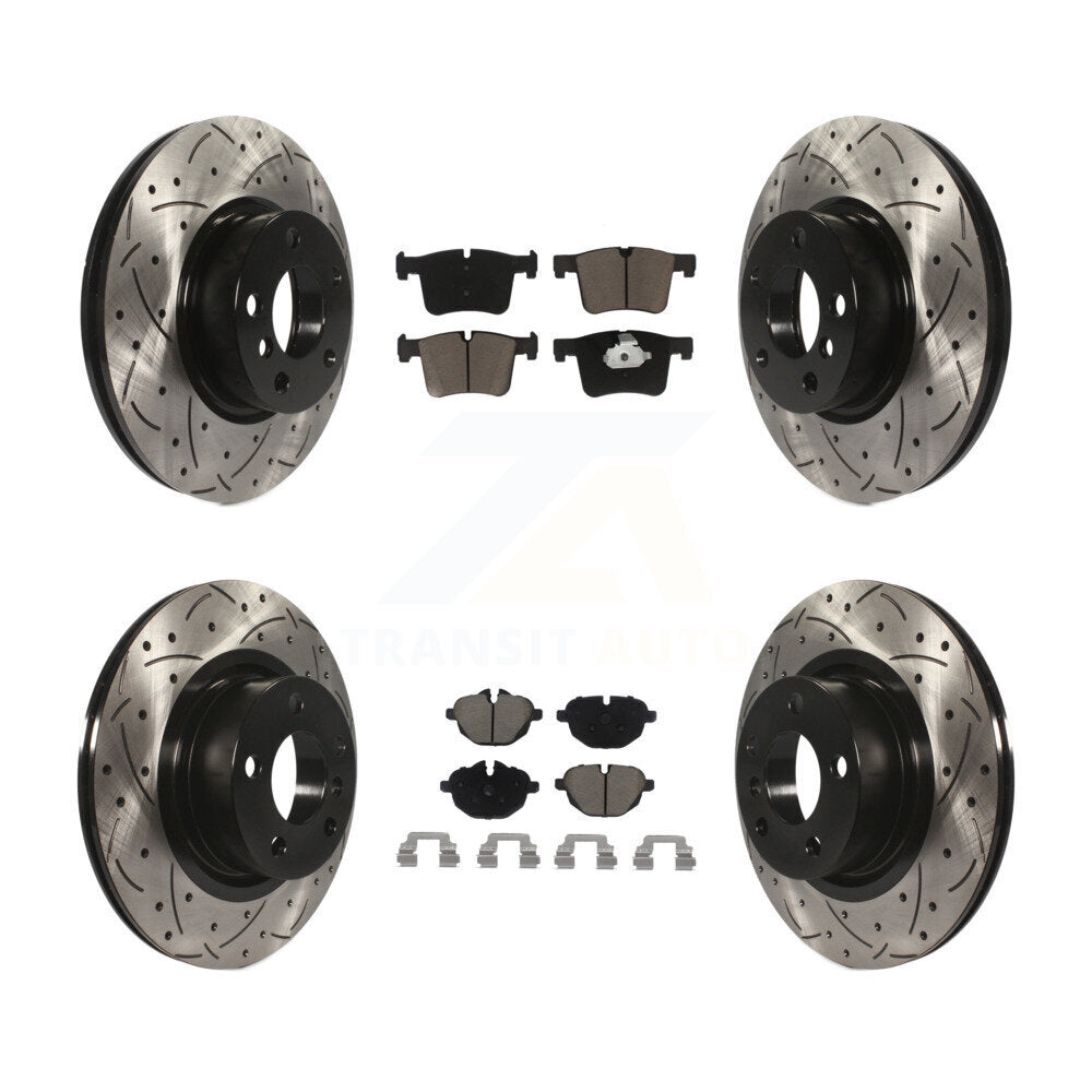 Transit Auto KDC-100547 Disc Brake Kit for 2011-2018 BMW X4, BMW X3 - Front and Rear product image