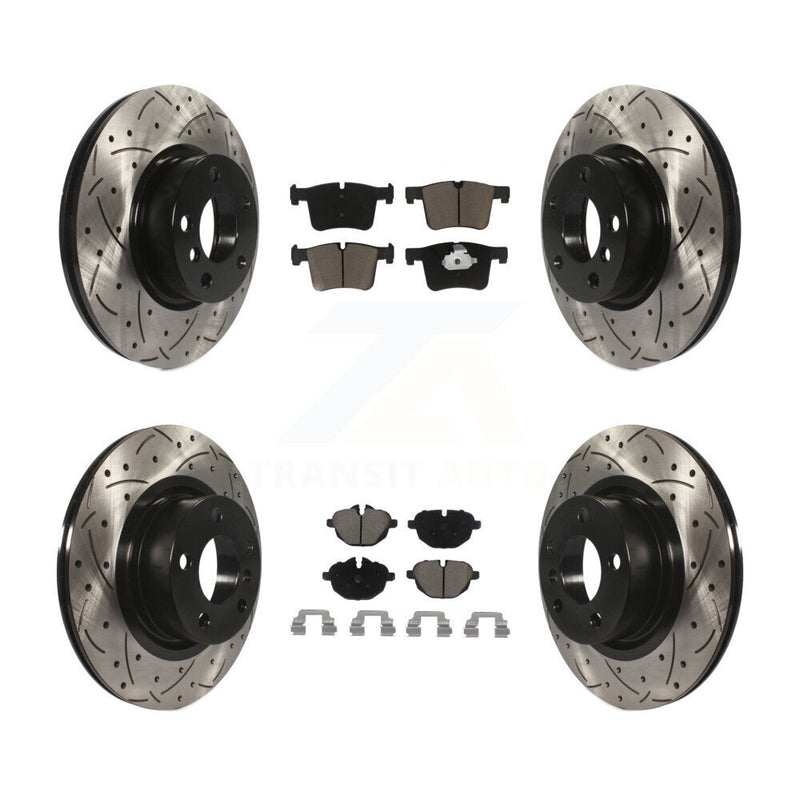 Transit Auto KDC-100547 Disc Brake Kit for 2011-2018 BMW X4, BMW X3 - Front and Rear product image